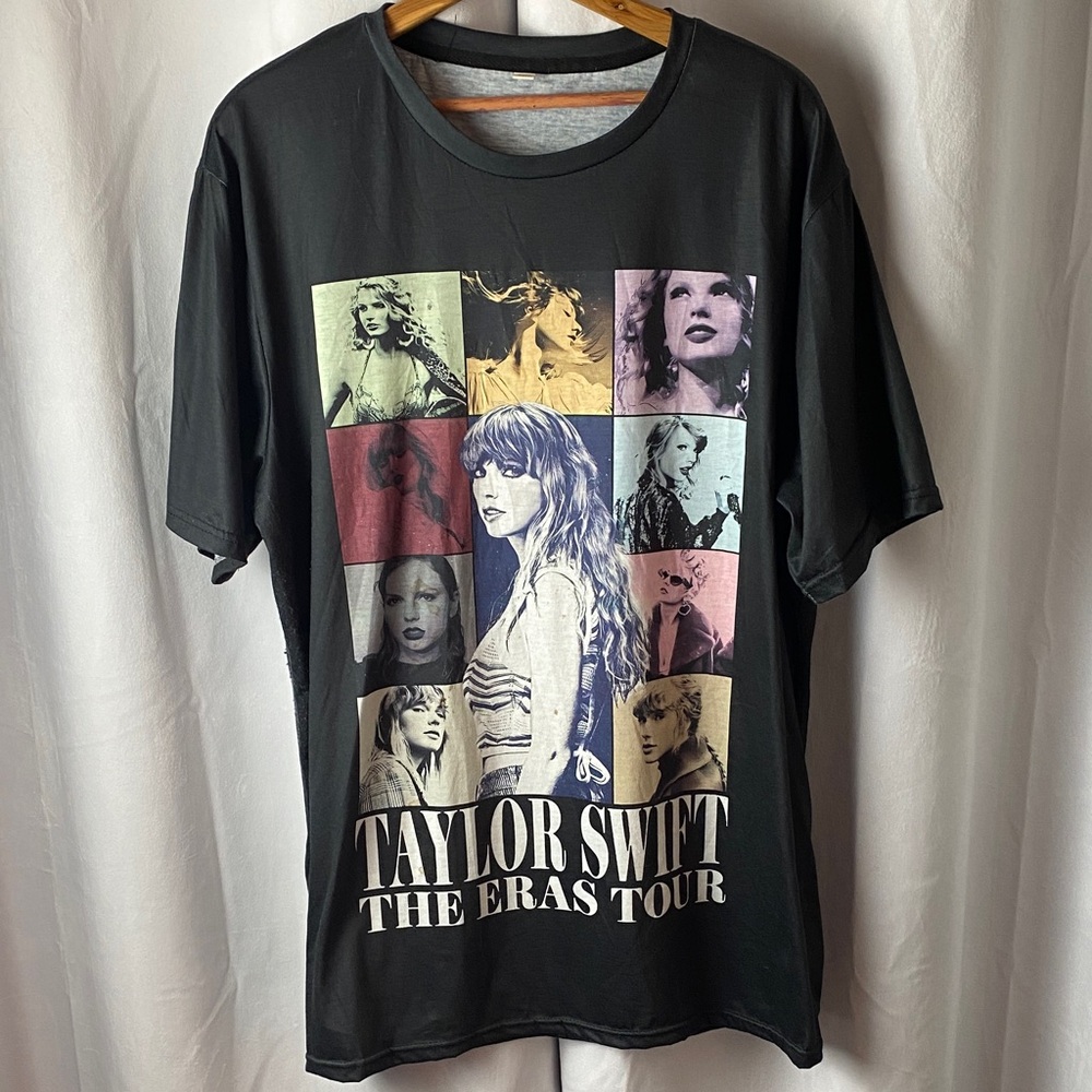 Taylor Swift The Eras Tour Black T-Shirt